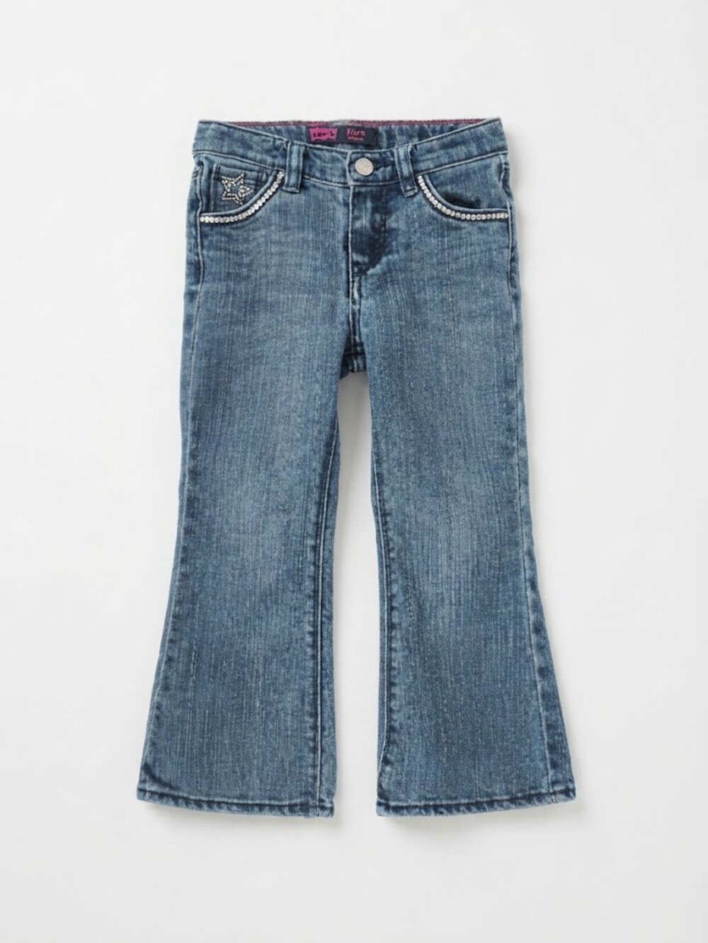 Levi's Blue Y2K Rhinestone Embellished Flare Jeans